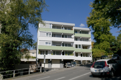 Haus grün